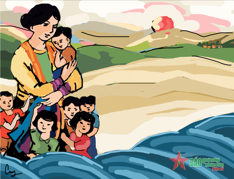 Mênh mang biển và mẹ